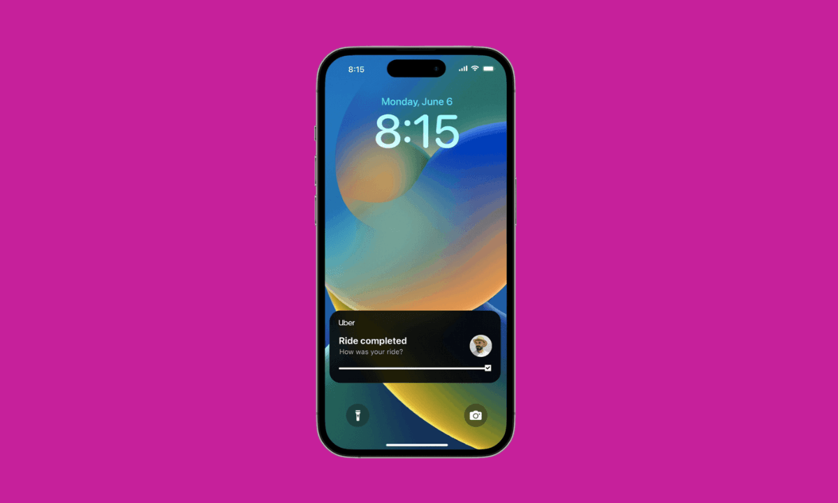 Uber live activities image