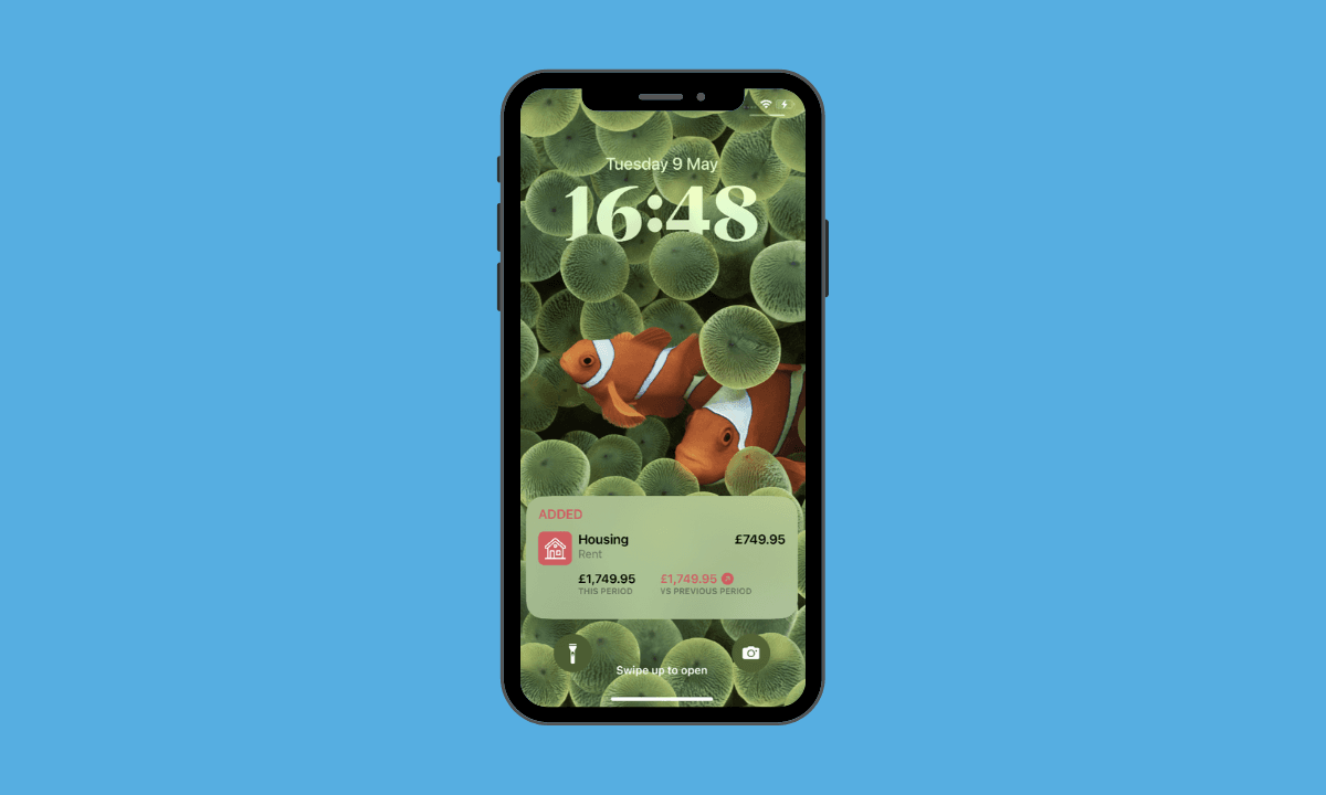 Moneybox live activities image