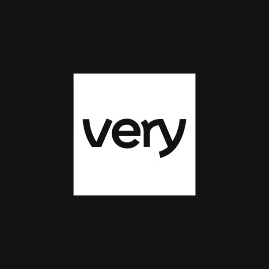 Very-logo-black-background-white