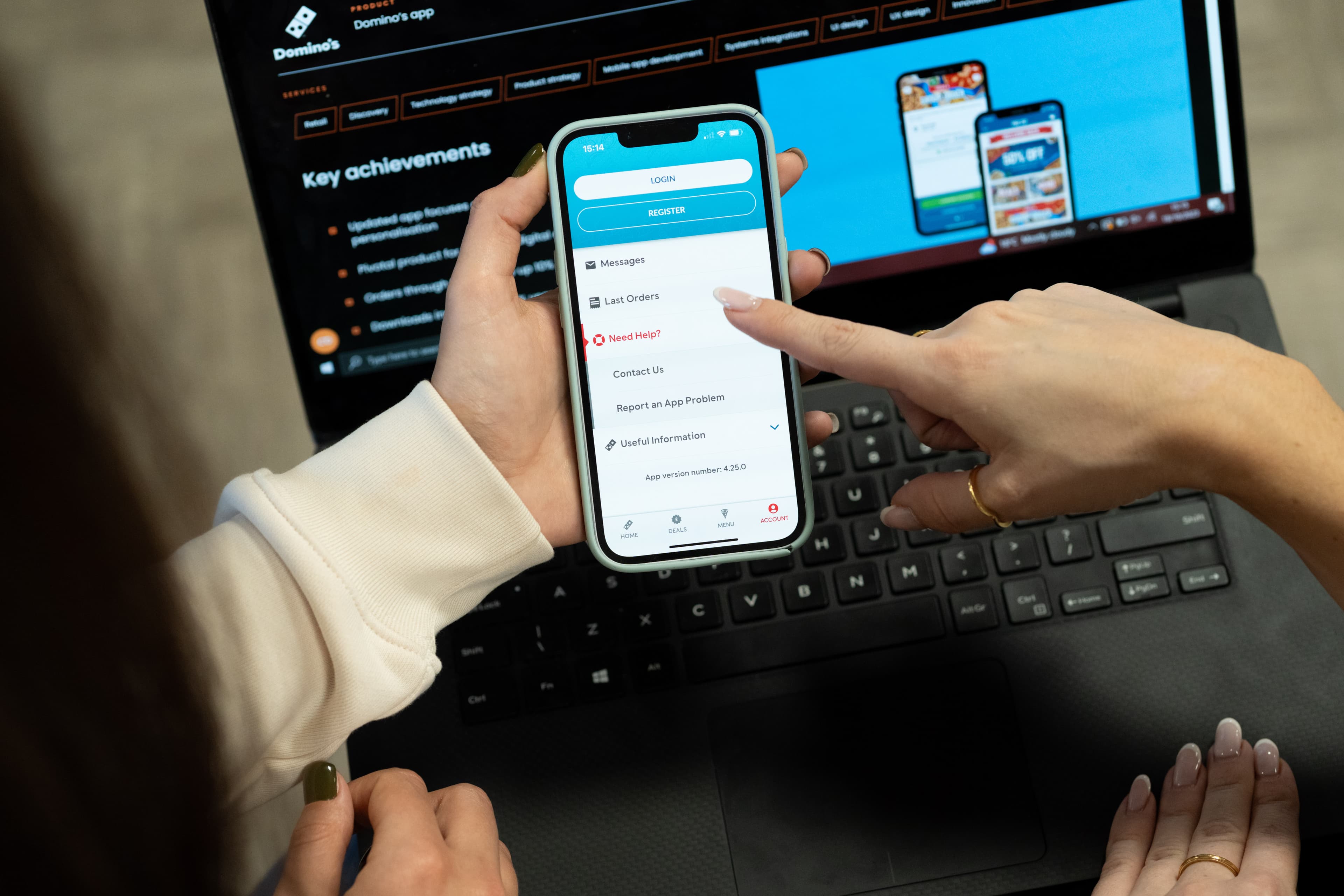 Domino's support photo