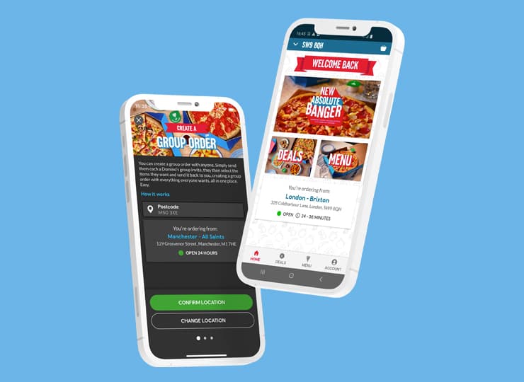 Dominos app