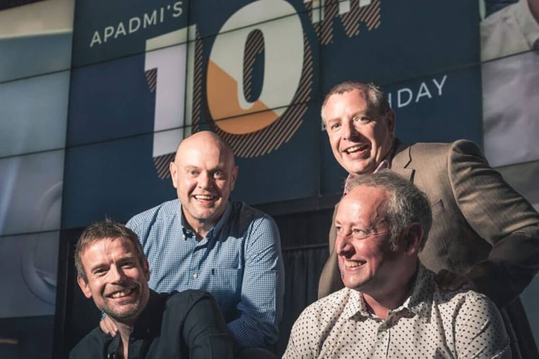 Owners of Apadmi celebrating 10 years in mobile